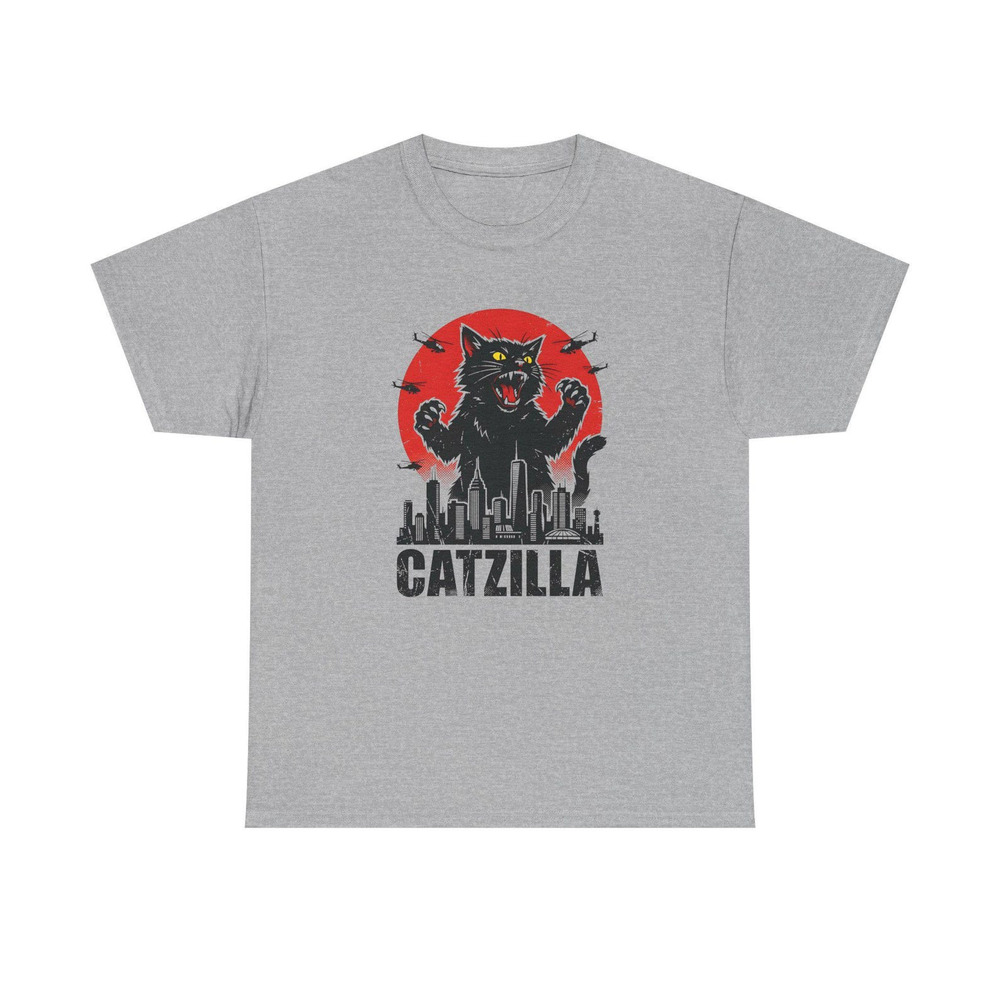 Catzilla Monster Cat Tees
